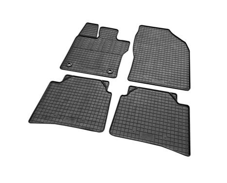 Rubber mats suitable for Toyota Prius V 2023- (4-piece with mounting points), Image 2