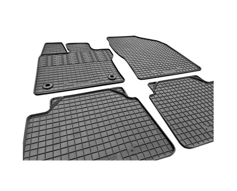 Rubber mats suitable for Toyota Prius V 2023- (4-piece with mounting points), Image 3