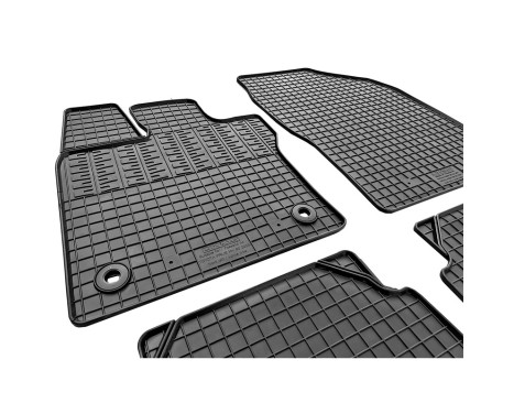 Rubber mats suitable for Toyota Prius V 2023- (4-piece with mounting points), Image 4