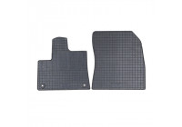Rubber mats suitable for Toyota Proace City 2019- (2-piece with mounting points)