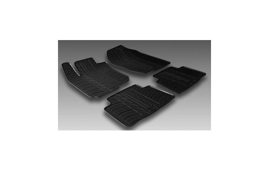 Rubber mats suitable for Toyota Rav4 (T-Design 4-piece + mounting clips), Image 2