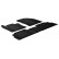 Rubber mats suitable for Toyota Verso 2009- (T-Design 5-piece + mounting clips)