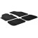 Rubber mats suitable for Volkswagen Caddy 2004- (G-Design 4-piece + mounting clips)