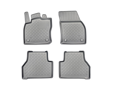 Rubber mats suitable for Volkswagen Caddy ALL 2020+ / Ford Tourneo Connect 2022+