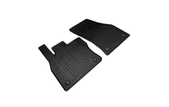 Rubber mats suitable for Volkswagen Caddy V Box 2020- (2-piece with mounting points), Image 2