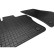Rubber mats suitable for Volkswagen Caddy V Box 2020- (2-piece with mounting points), Thumbnail 3
