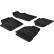 Rubber mats suitable for Volkswagen Fox from 2005 (T-Design 4-piece)