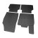 Rubber mats suitable for Volkswagen ID.4 2020- (4-piece with mounting points), Thumbnail 2