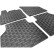 Rubber mats suitable for Volkswagen ID.4 2020- (4-piece with mounting points), Thumbnail 3