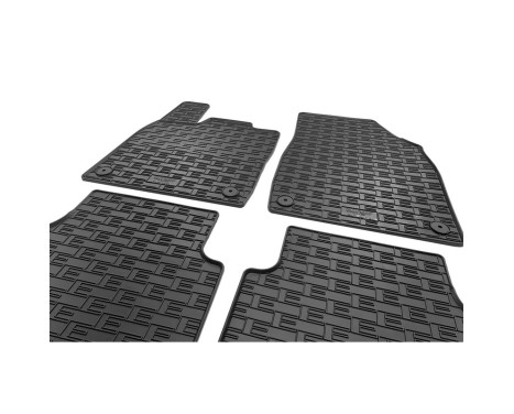 Rubber mats suitable for Volkswagen ID.4 2020- (4-piece with mounting points), Image 5