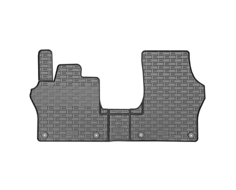 Rubber mats suitable for Volkswagen ID.Buzz Bus 2022- (2-part)