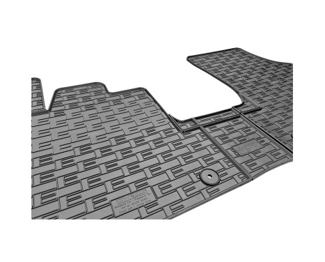 Rubber mats suitable for Volkswagen ID.Buzz Bus 2022- (2-part), Image 3