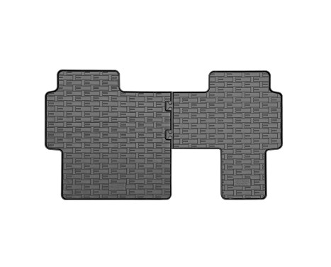 Rubber mats suitable for Volkswagen ID.Buzz Bus 2022- (2nd row) (2-piece)