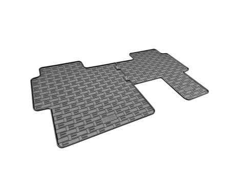 Rubber mats suitable for Volkswagen ID.Buzz Bus 2022- (2nd row) (2-piece), Image 2