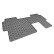 Rubber mats suitable for Volkswagen ID.Buzz Bus 2022- (2nd row) (2-piece), Thumbnail 2