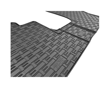 Rubber mats suitable for Volkswagen ID.Buzz Cargo 2022- (2-piece), Image 4