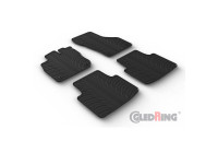 Rubber mats suitable for Volkswagen Passat (CJ5) Variant 2023- (T profile 4-piece + mounting clips)