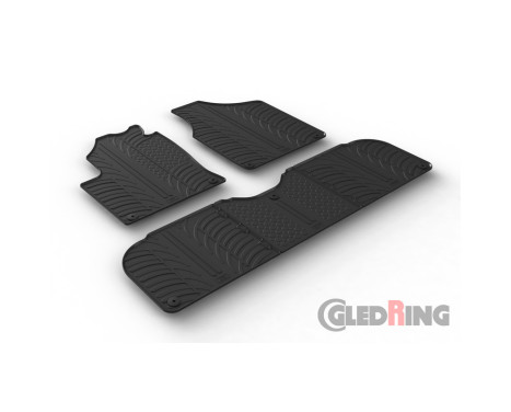 Rubber mats suitable for Volkswagen Sharen & Seat Alhambra, Image 2