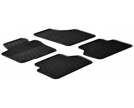 Rubber mats suitable for Volkswagen Tiguan from 2007 to 2016