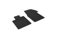 Rubber mats suitable for Volkswagen Transporter T7 Multivan 2022- (G-Design 2-piece + mounting clips