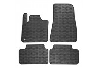 Rubber mats suitable for Volvo C40 Recharge 2021- (4-piece with mounting points)