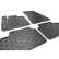 Rubber mats suitable for Volvo C40 Recharge 2021- (4-piece with mounting points), Thumbnail 4