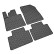 Rubber mats suitable for Volvo EX30 2023- (4-piece with mounting points), Thumbnail 2