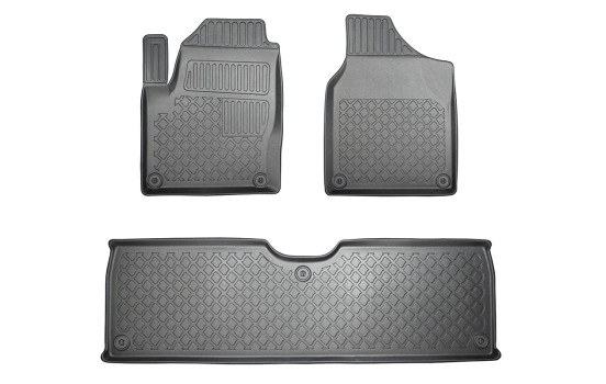Rubber mats suitable for VW Sharan 1995-2010 / Seat Alhambra 1995-2010 / Ford Galaxy 1995-2006