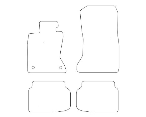 Velor car mats BMW 7-series F01 X-Drive 2008- 4-piece, Image 2