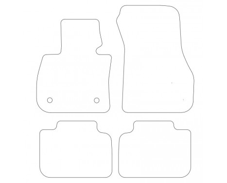 Velor car mats BMW X2 F39 2017 - 4 pieces, Image 2