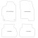 Velor car mats Chevrolet Leganza 1997 4-piece, Thumbnail 2
