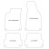 Velor Car Mats for Audi A4 Cabriolet 2001-2008 4-piece, Thumbnail 2