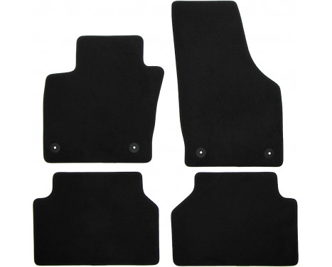 Velor Car Mats for Audi Q3 2012- 4-piece
