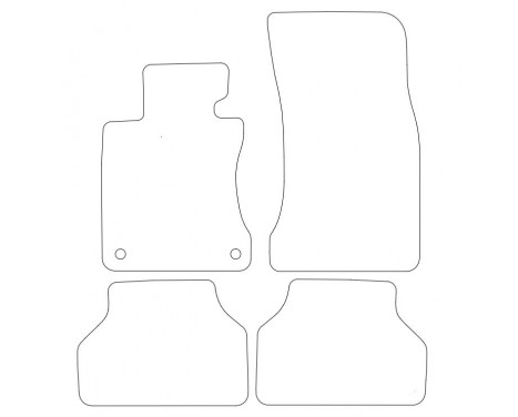 Velor Car Mats for BMW 5-Series E60 / E61 2003-2010 4-piece, Image 3