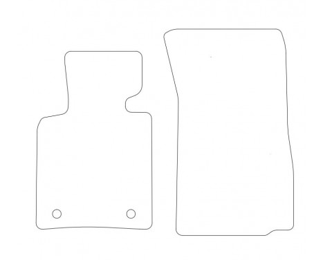 Velor Car Mats for BMW Z4 E85 Cabrio 2003-2008 2-piece, Image 2