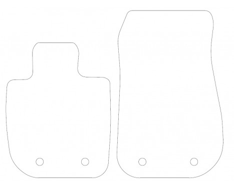 Velor Car Mats for BMW Z4 Roadster G29 2018- 2-piece, Image 2