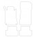 Velor Car Mats for Mercedes-Benz CLK W209 2002-2009 4-piece, Thumbnail 2