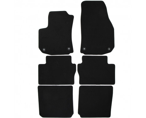 Velor Car Mats for Opel Zafira B 2005-2011 6-piece