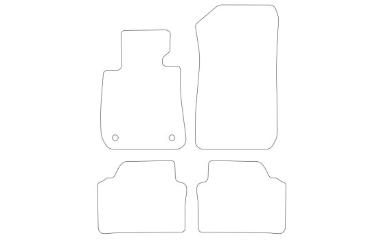 Velor car mats suitable for BMW 3-Series E90/E91 2004-2011, Image 2