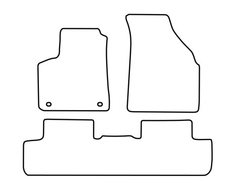 Velor car mats suitable for Daewoo Tacuma 2000-2004, Image 6