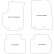 Velor car mats suitable for Fiat Croma 2005-2007 4-piece, Thumbnail 2