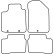 Velor car mats suitable for Kia Picanto 2015-2017, Thumbnail 6