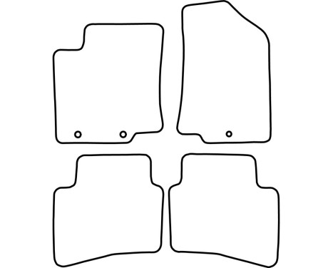 Velor car mats suitable for Kia Rio 2015-2017, Image 6