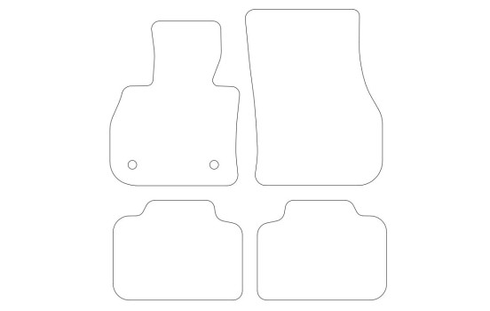 Velor car mats suitable for Mini Countryman F60 2017- - 4, Image 2