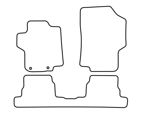 Velor car mats suitable for Peugeot 1007 2005-2009, Image 6