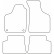 Velor car mats suitable for Renault Twingo 1993-2007, Thumbnail 6