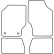 Velor car mats suitable for Subaru Justy 1984-1997, Thumbnail 6