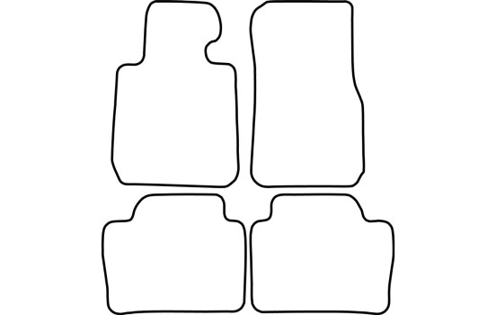 Velour car mats suitable for BMW 3 series F30, Image 6