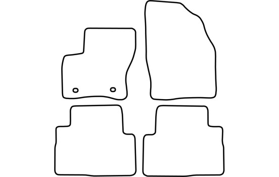 Velour car mats suitable for Ford Kuga 2008-2, Image 6