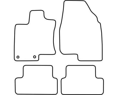 Velour car mats suitable for Nissan Qashqai 2, Image 6